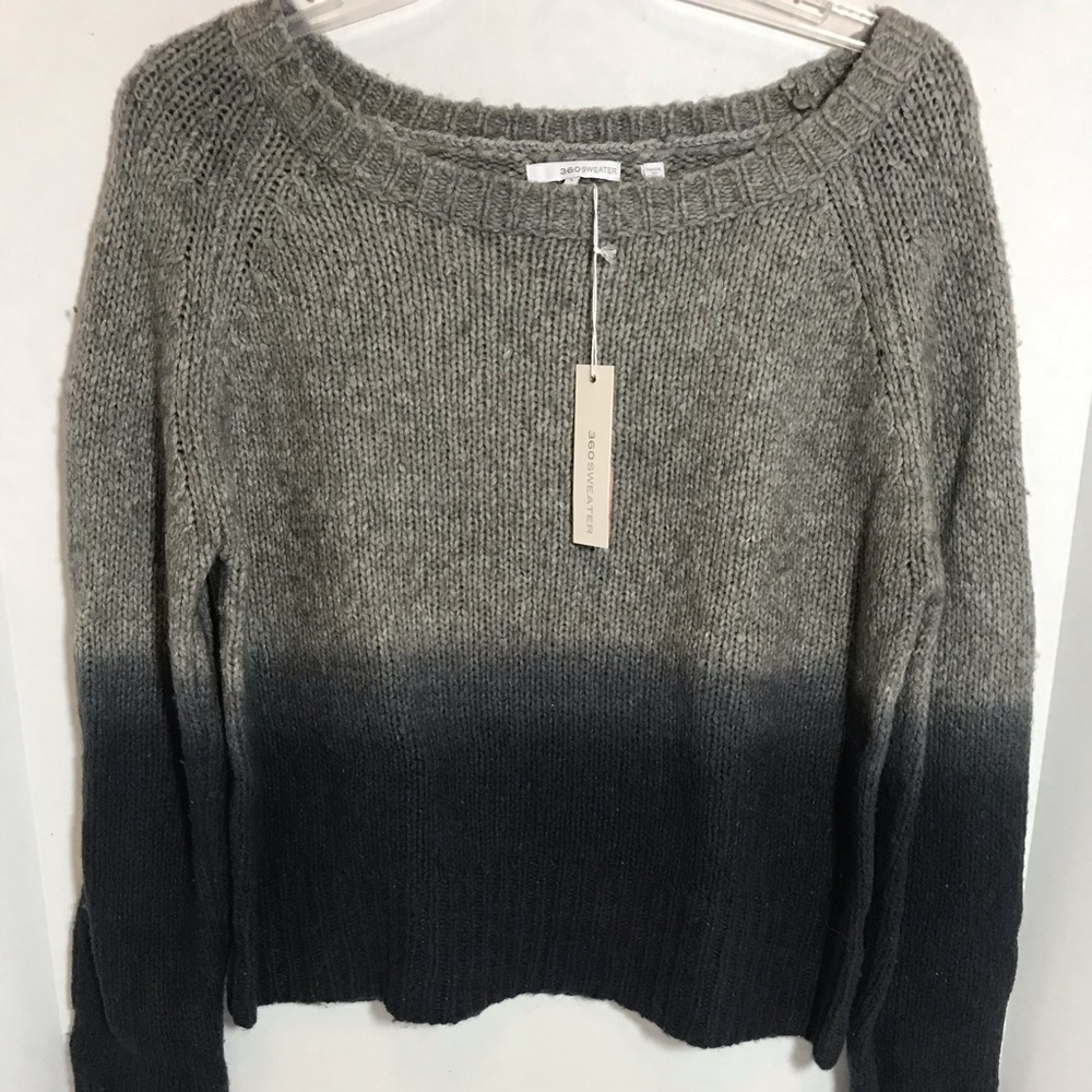 Beautiful 360 ombré Sweater BNWT Blue Gray Large